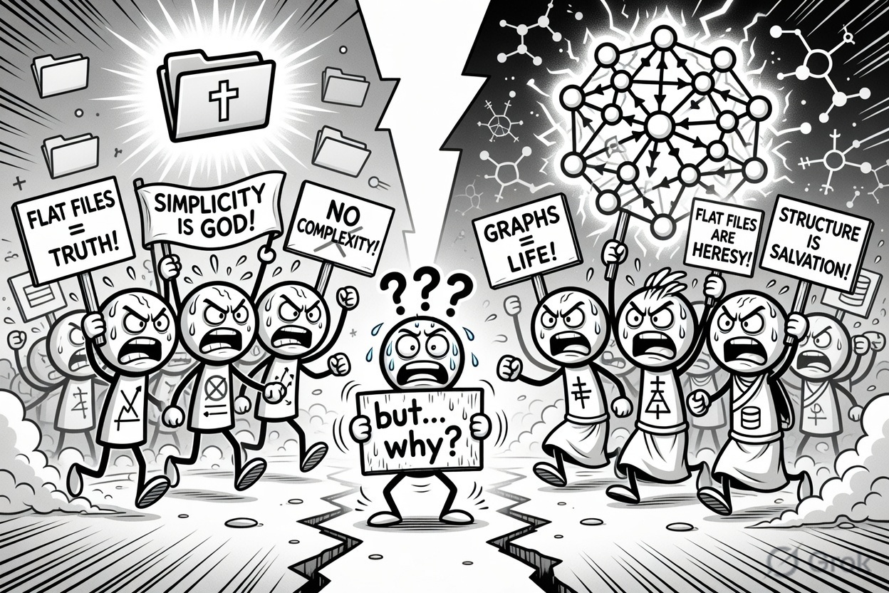 files vs graphs - but why?