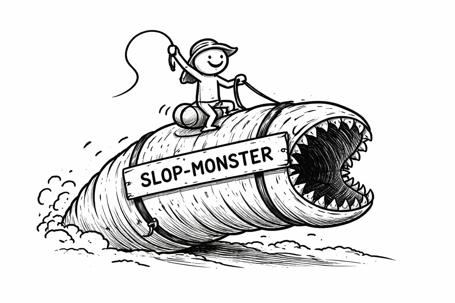 Harnessing the slop monster